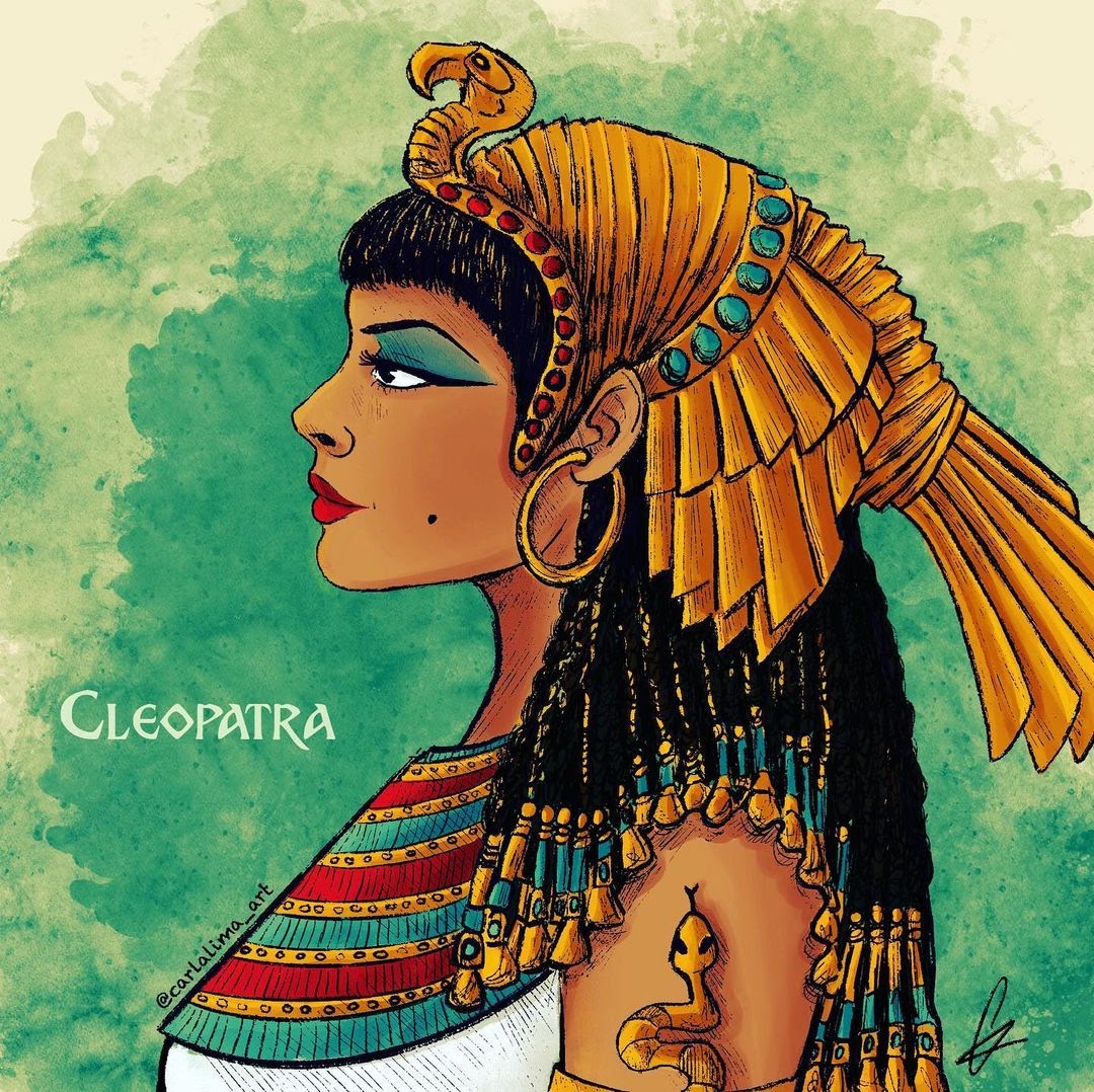 el rostro de Cleopatra